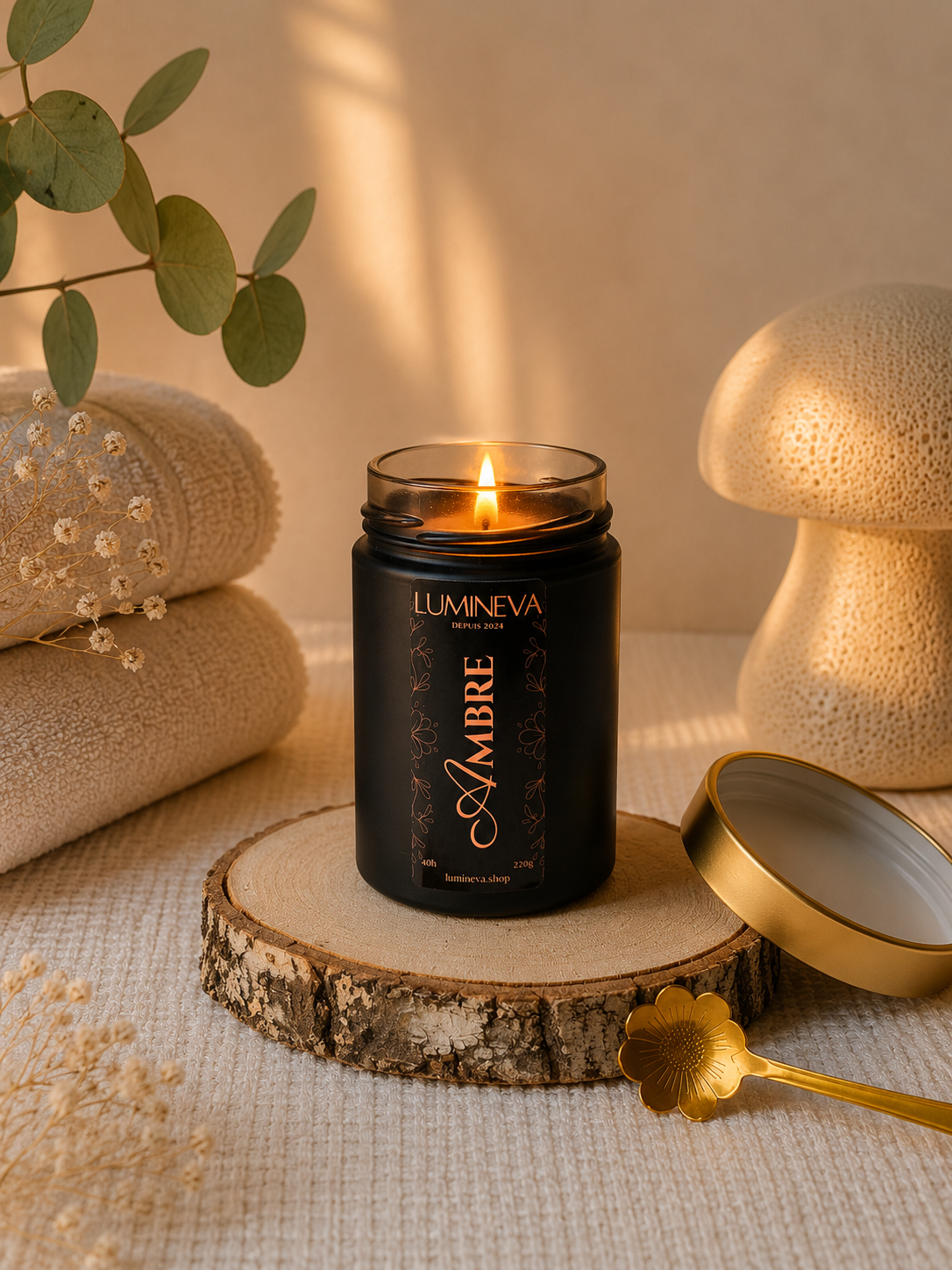 BOUGIE SPA COCOONING XL - AMBRE