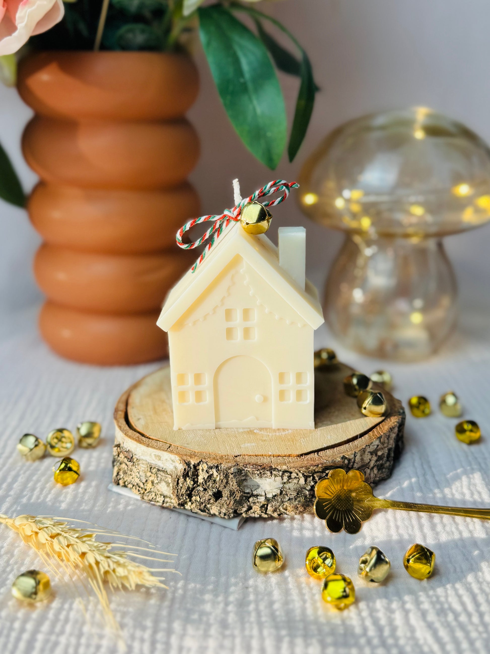 BOUGIE FANTAISIE MAISON DE NOËL