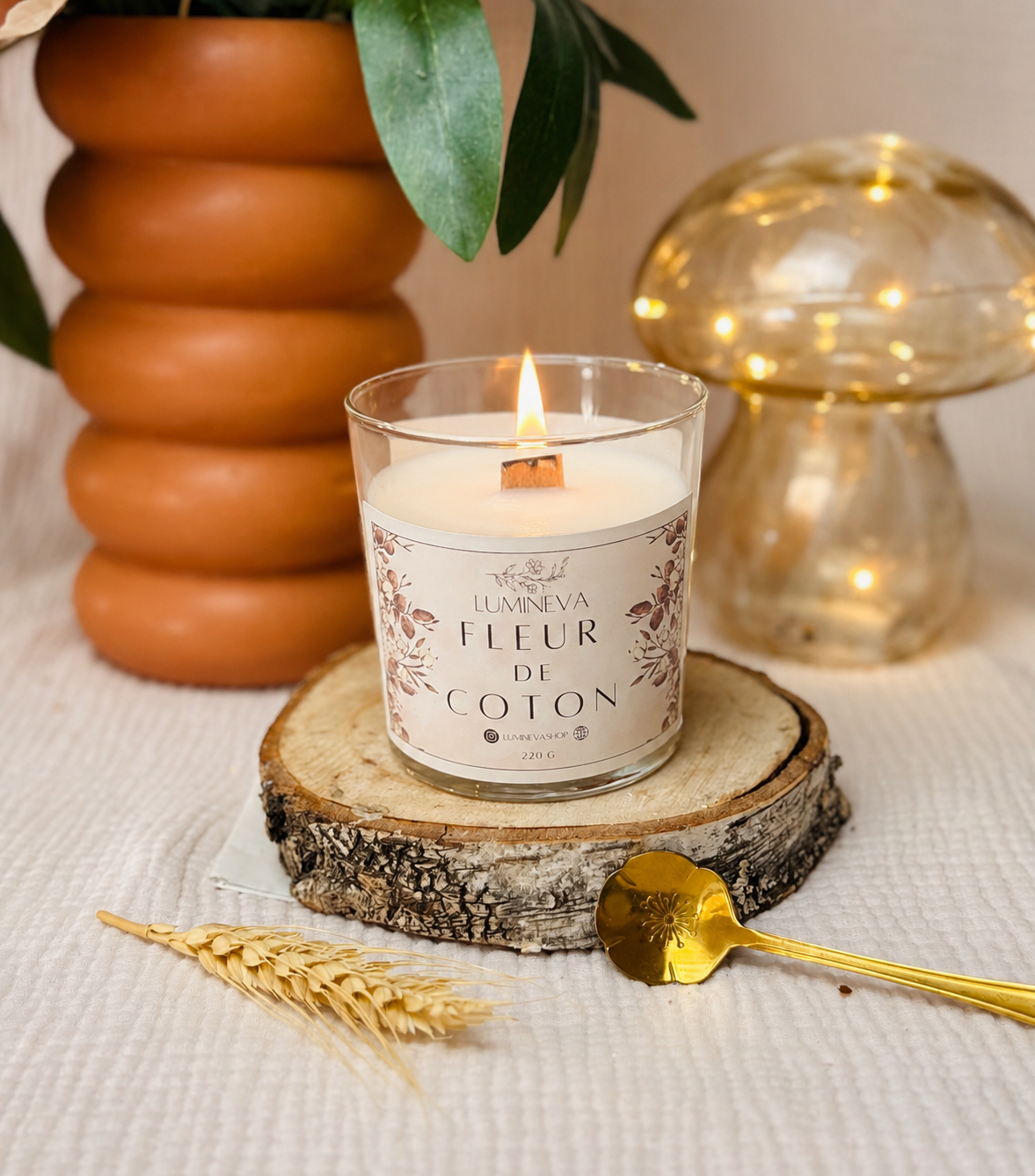BOUGIE SIGNATURE FLEUR DE COTON
