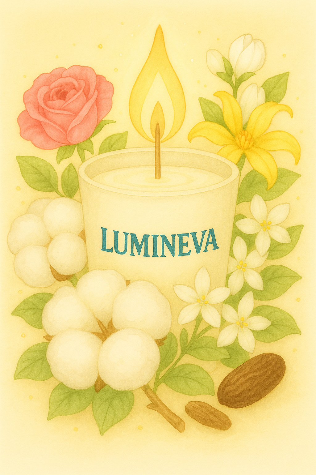 BOUGIE SIGNATURE FLEUR DE COTON