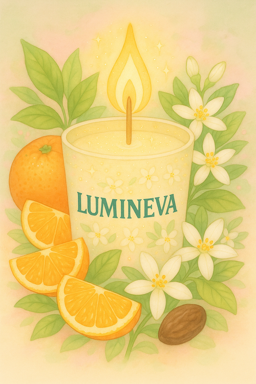 BOUGIE GOURMANDE FLEUR D'ORANGER 220GR