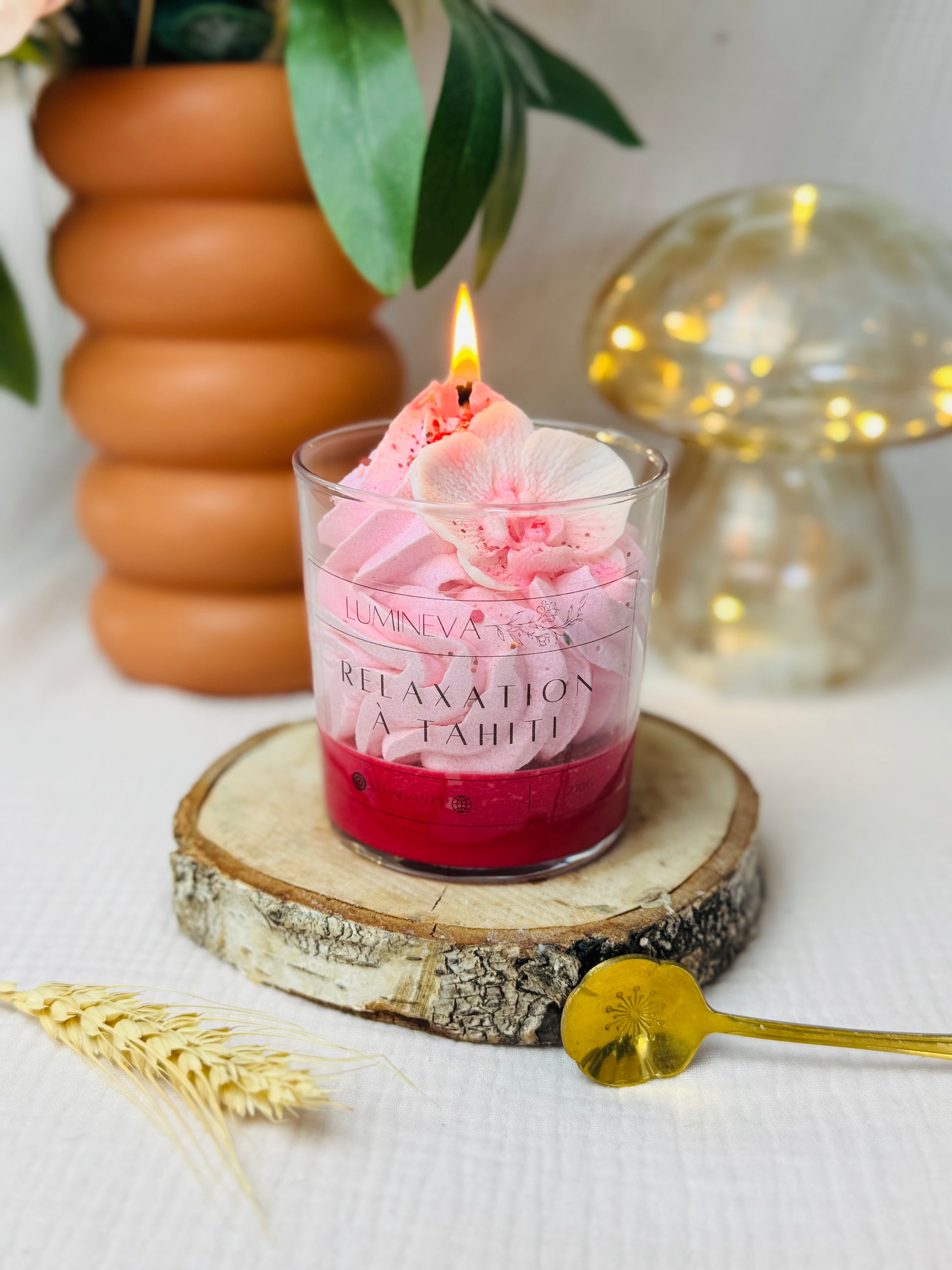 BOUGIE GOURMANDE RELAXATION A TAHITI