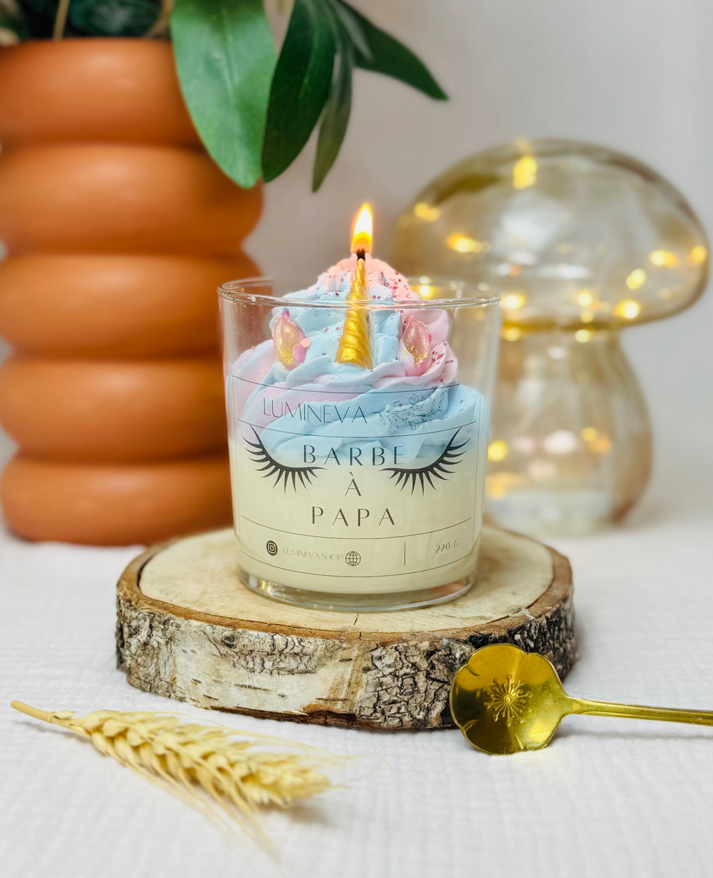BOUGIE GOURMANDE BARBE A PAPA