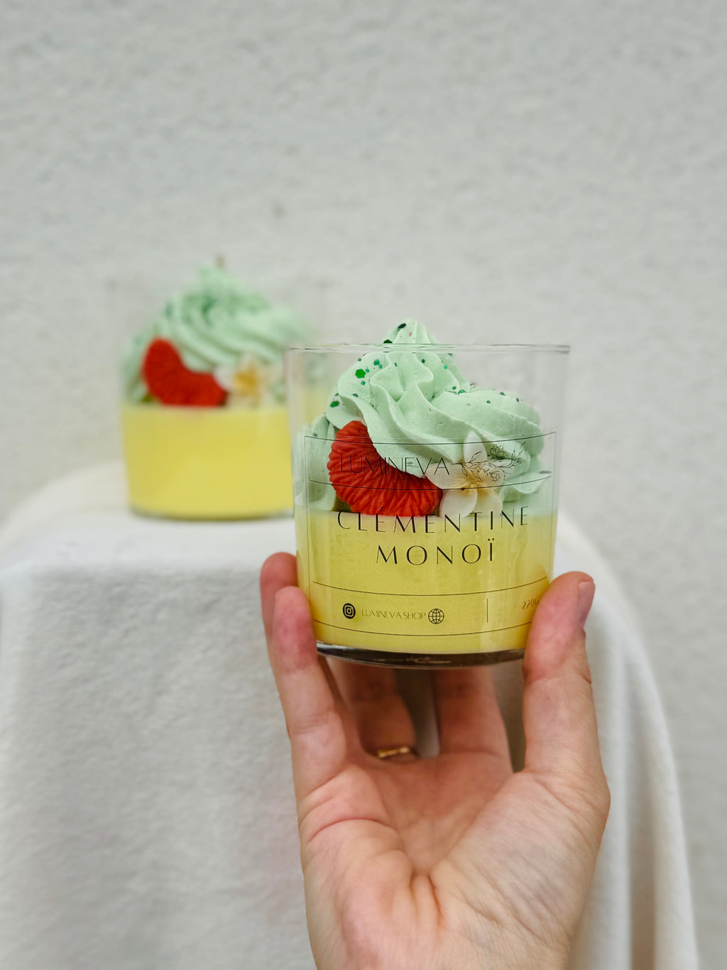 BOUGIE GOURMANDE CLEMENTINE MONOÏ