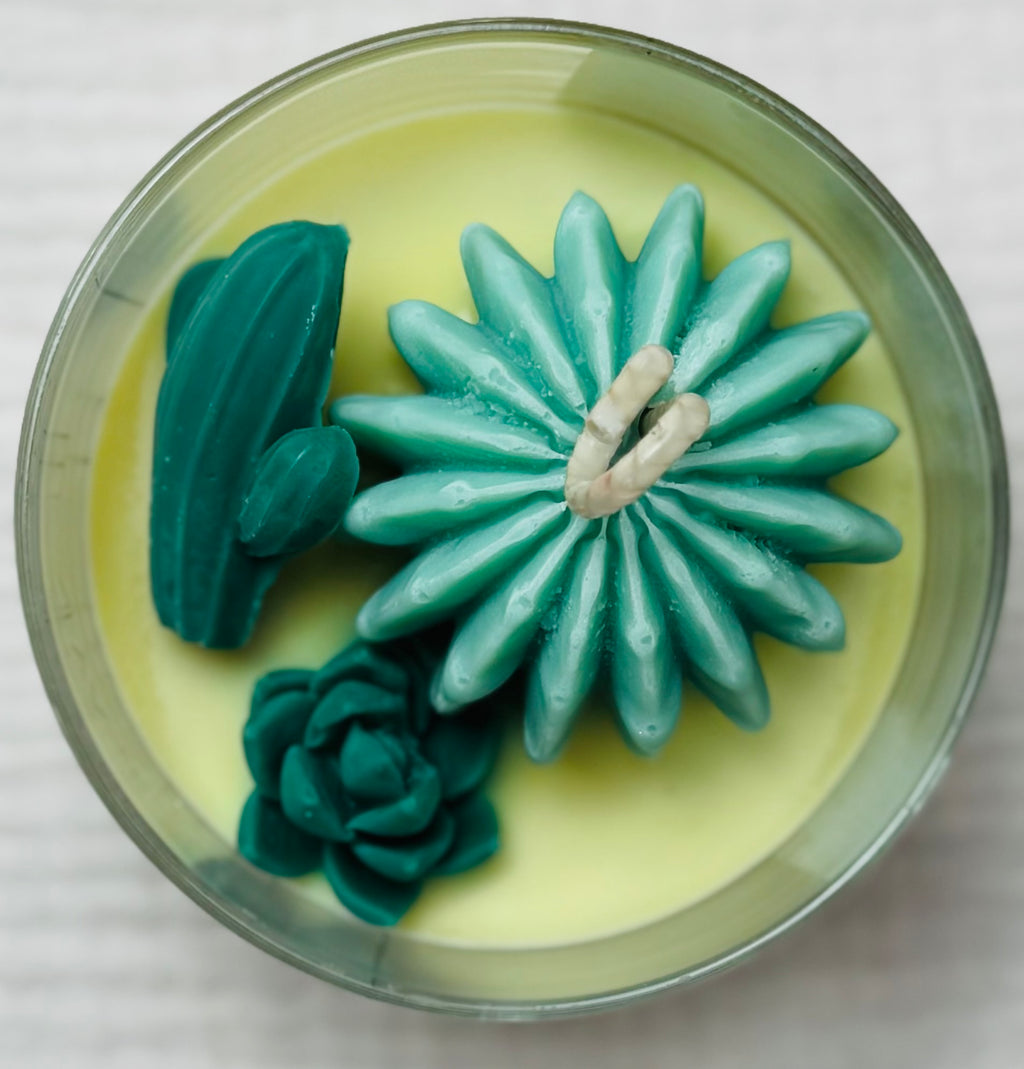 BOUGIE FANTAISIE CITRONNELLE GERANIUM - ADIOS LES MOUSTIQUOS