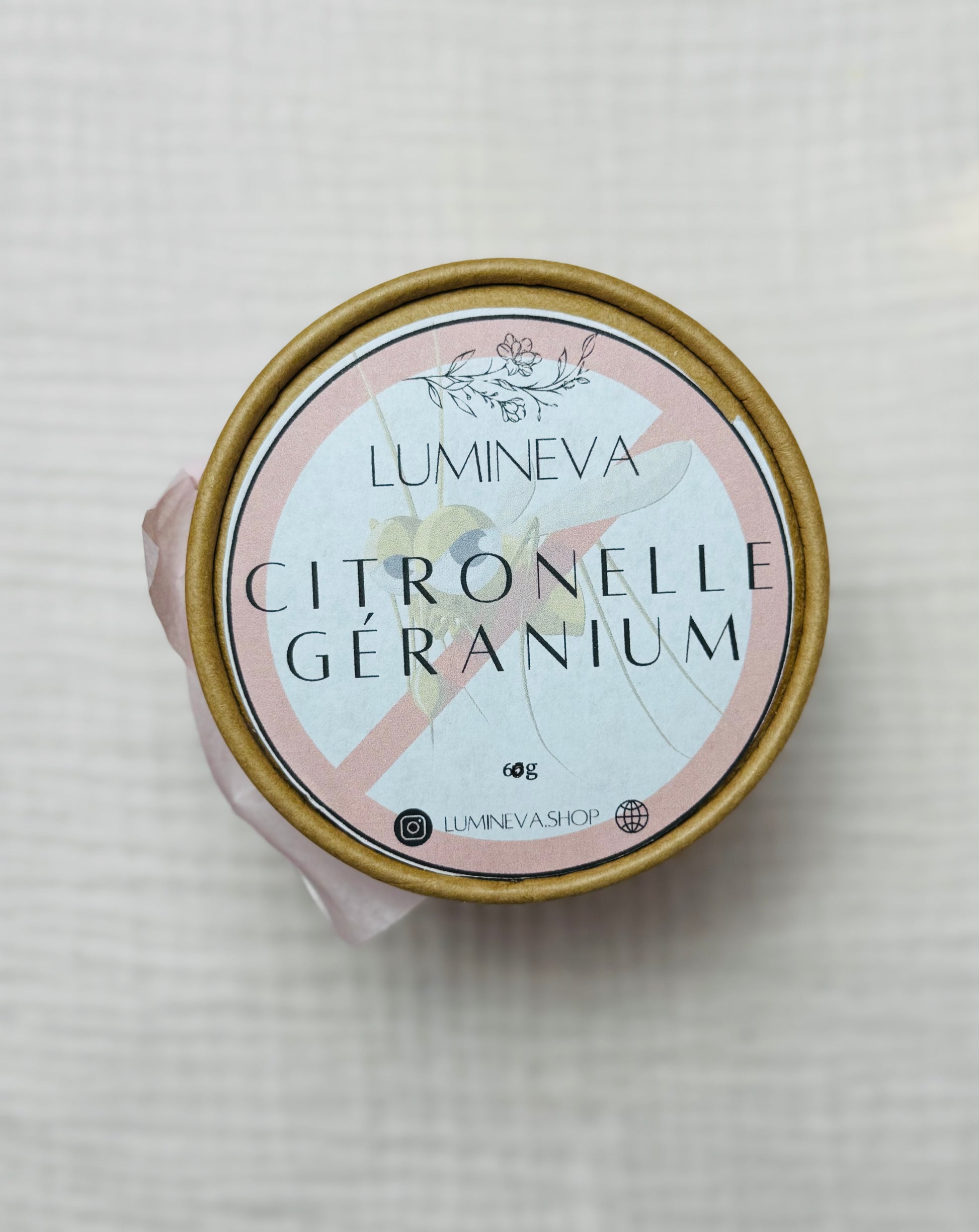 BOX DE FONDANTS - CITRONNELLE GERANIUM ANTI MOUSTIQUE