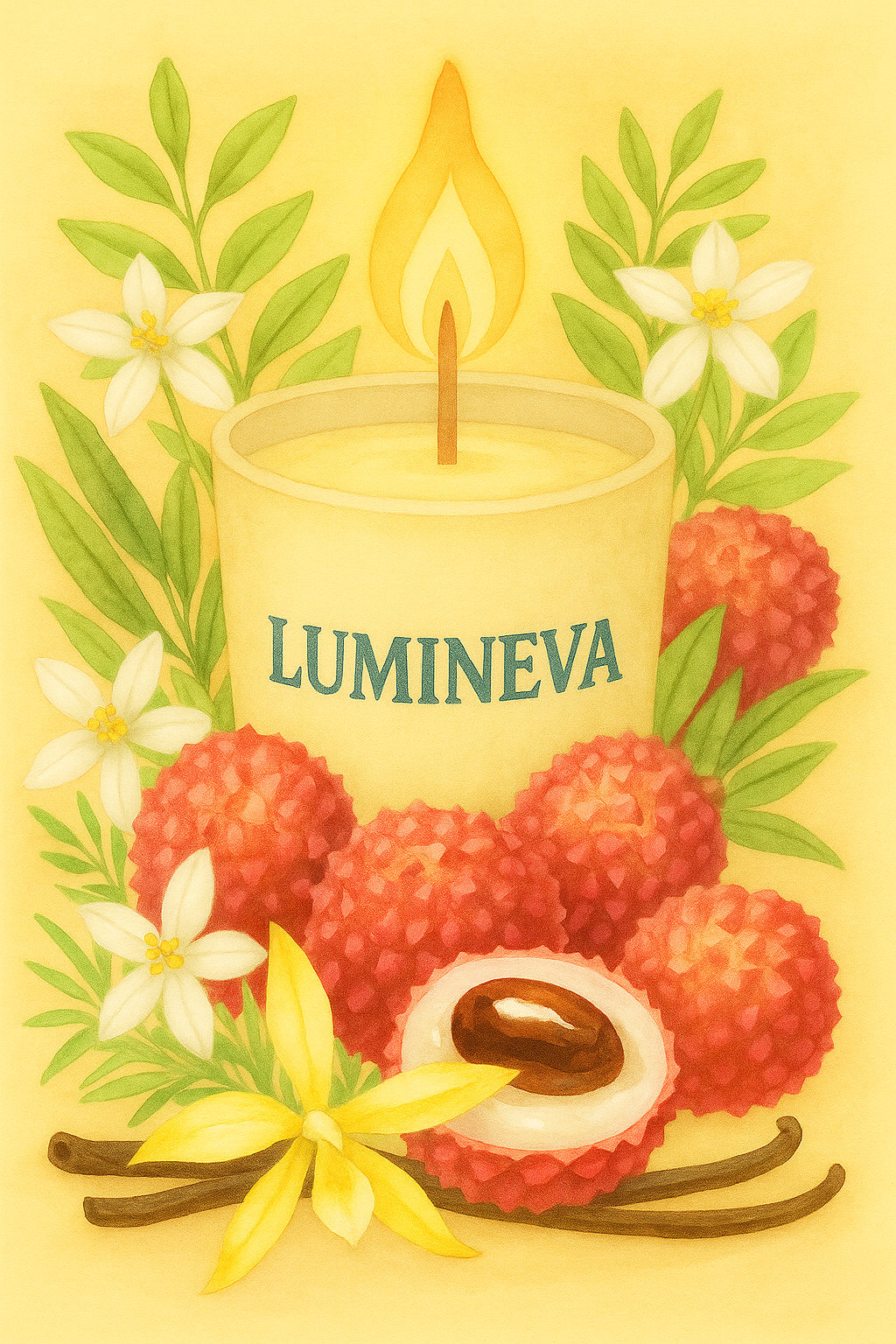 BOUGIE GOURMANDE LITCHI