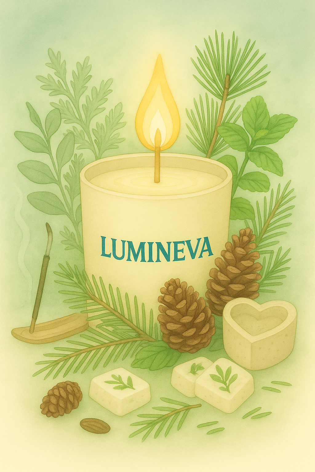 BOUGIE GOURMANDE NEIGE DES LANDES