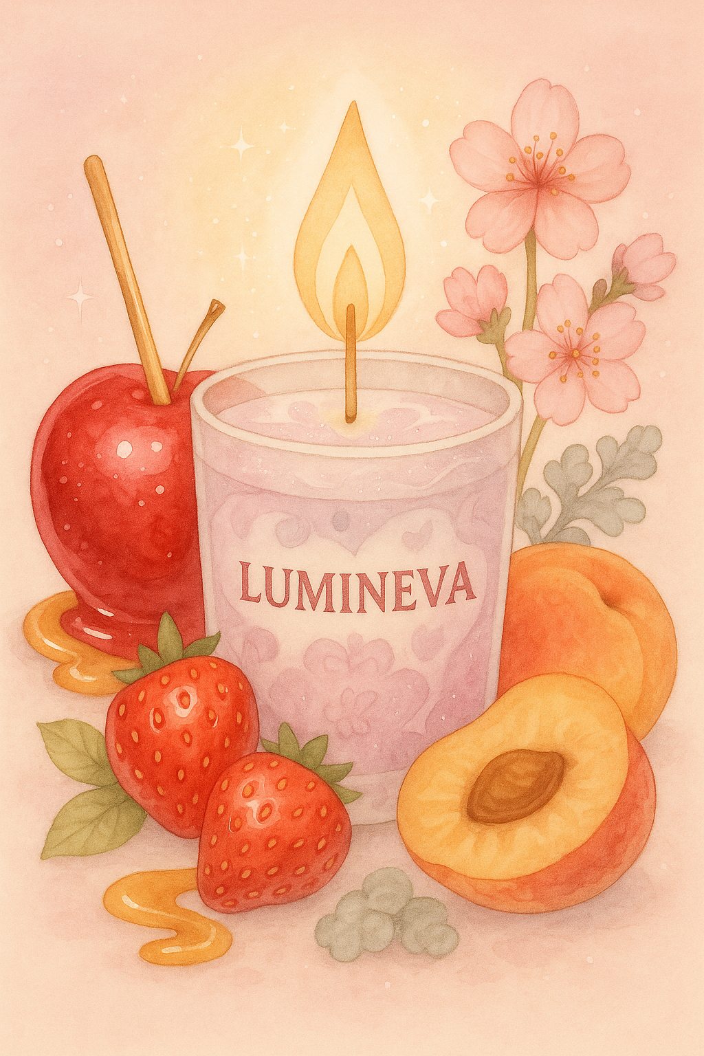 BOUGIE SIGNATURE POMME D'AMOUR