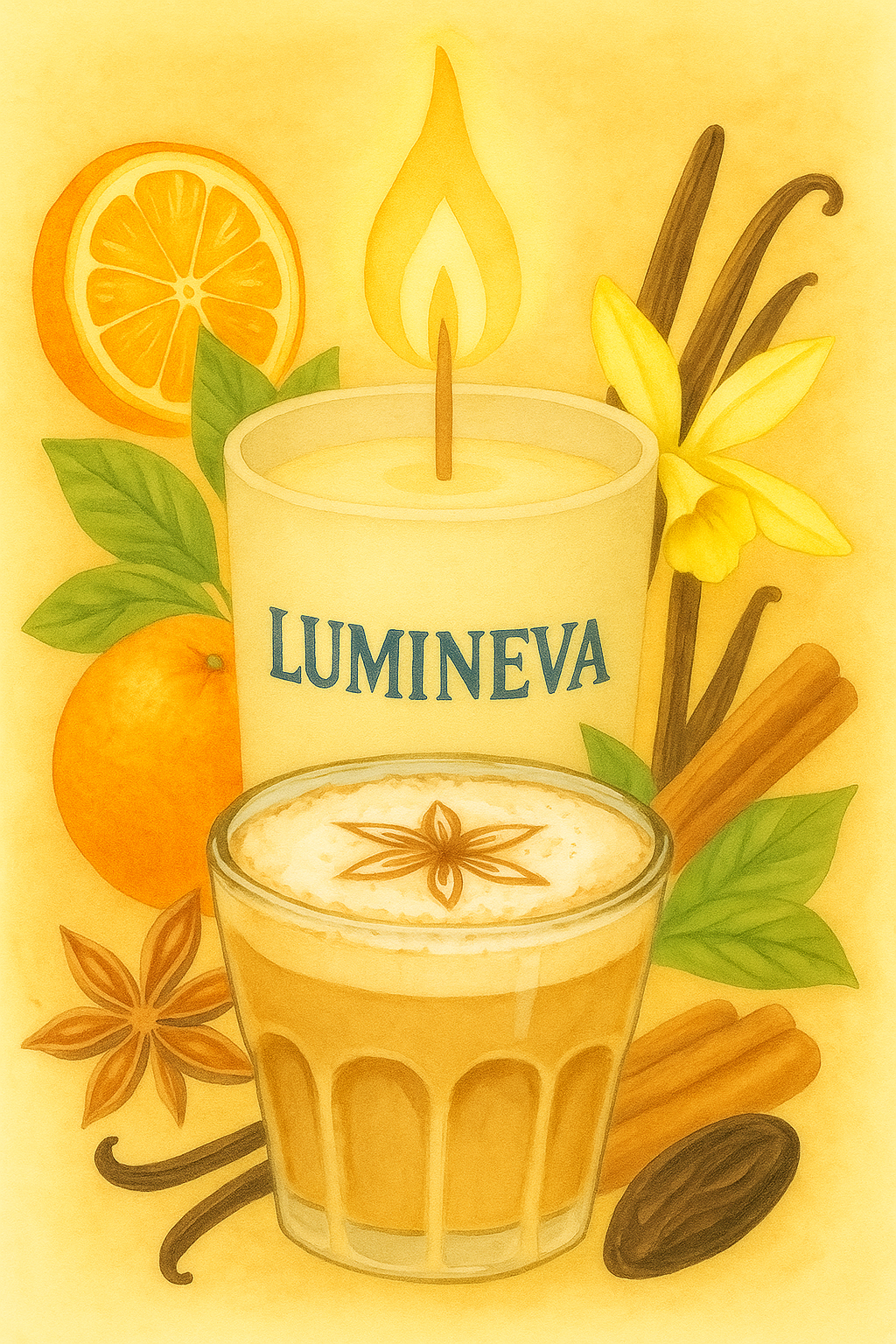 BOUGIE BOISSON THE CHAÏ LATTE