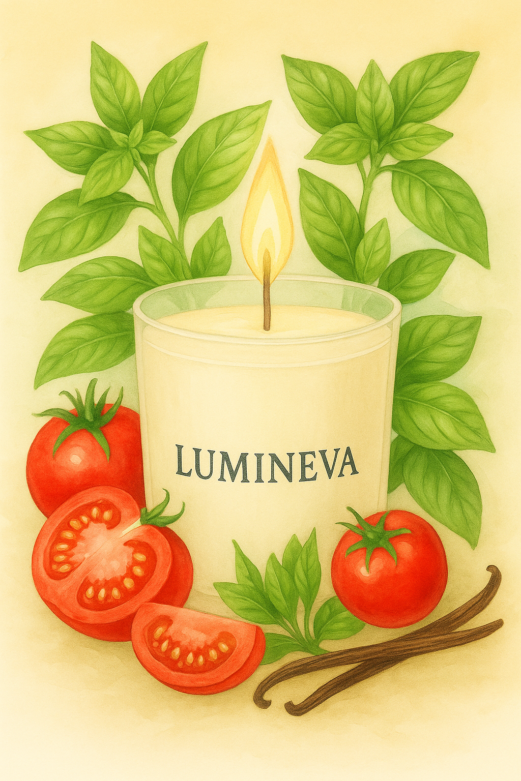 BOUGIE SIGNATURE TOMATE BASILIC