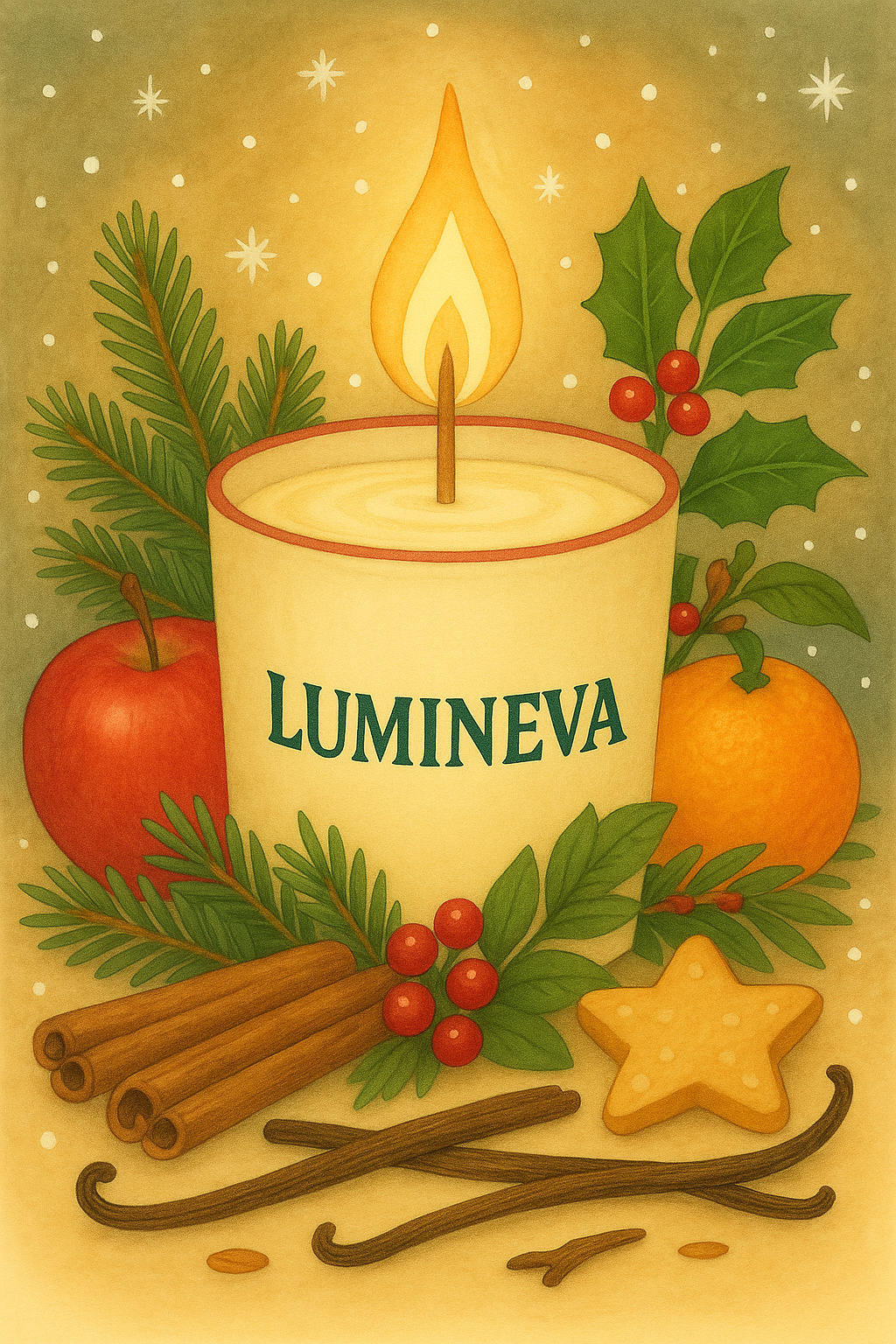 BOUGIE PARFUMEE TAILLE S - NUIT DE NOËL