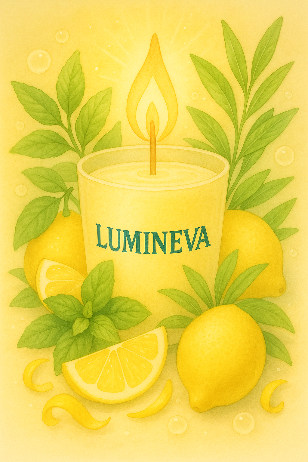 BOUGIE SIGNATURE CITRON VERVEINE