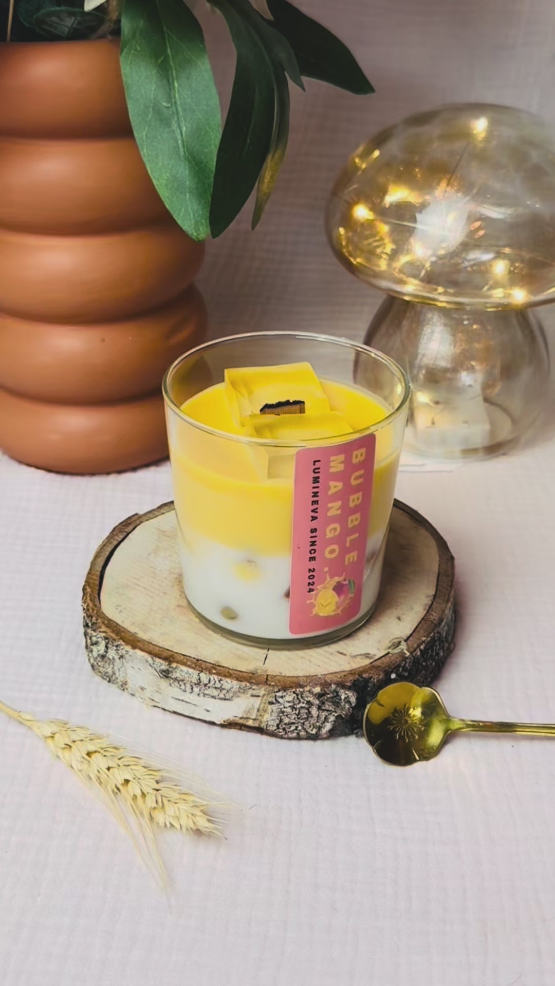 BOUGIE BUBBLE TEA - MANGO