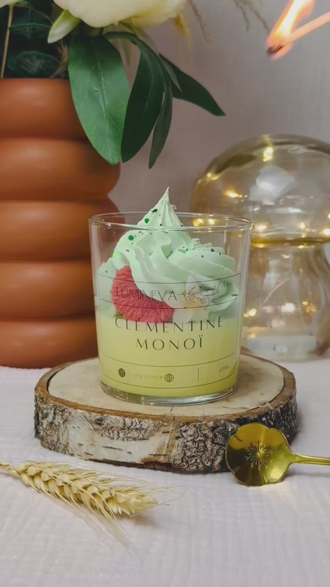 BOUGIE GOURMANDE CLEMENTINE MONOÏ