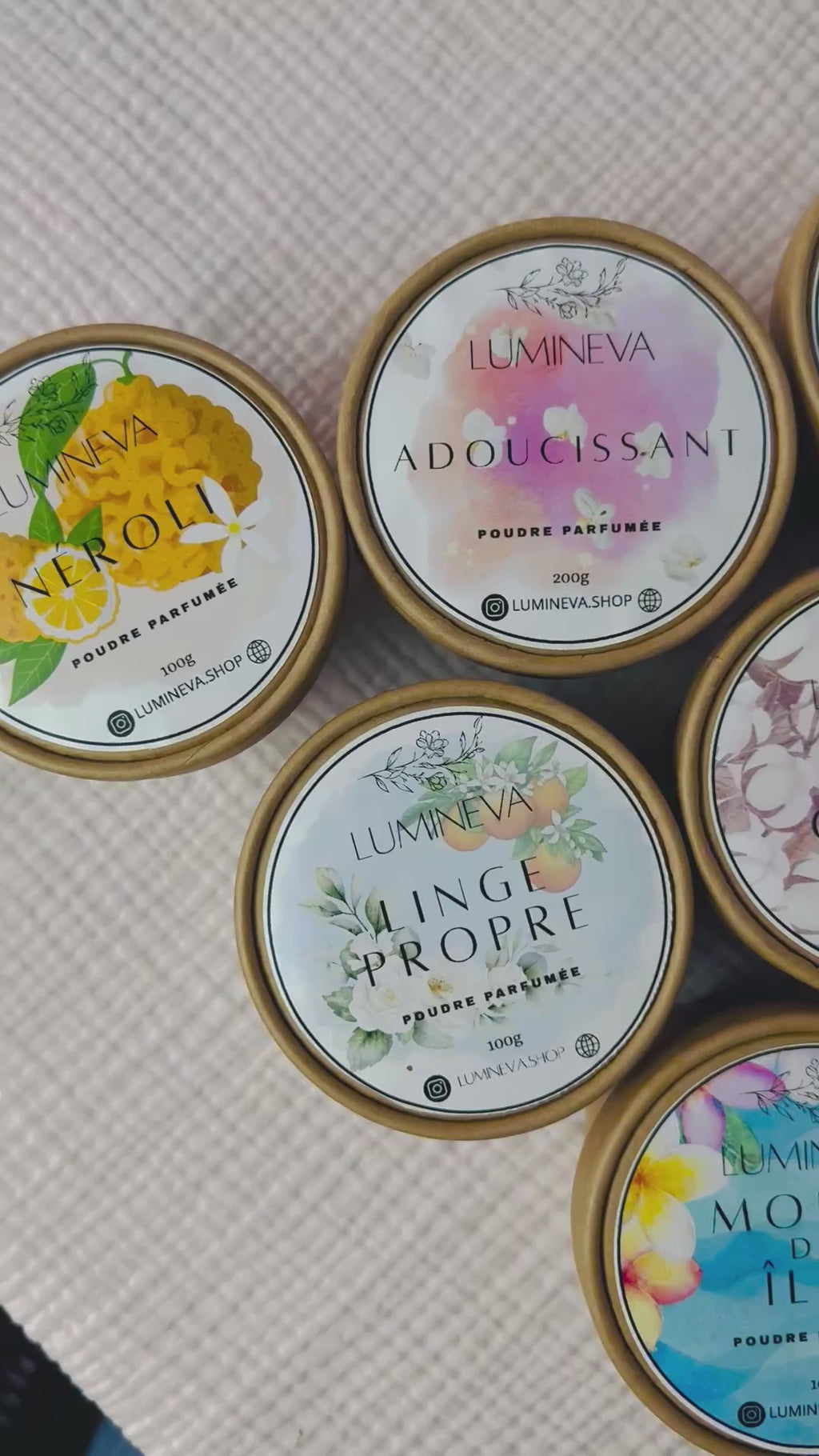 POUDRE PARFUMEE - 8 PARFUMS AU CHOIX